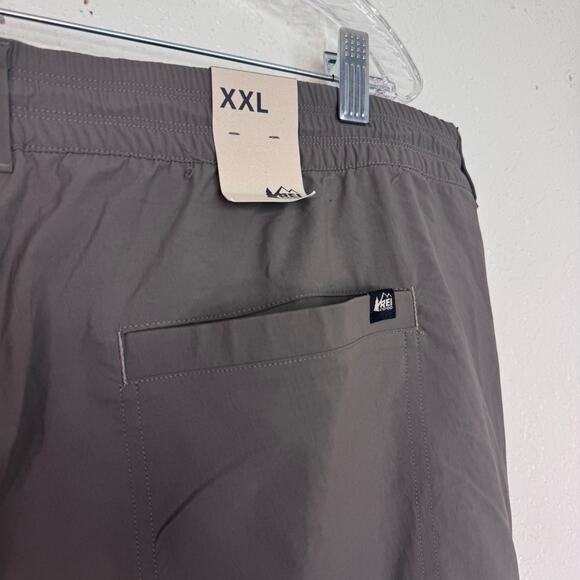 REI Trailmade Joggers Mens XXL Trail Pant Hike Camp Casual Grey UPF 50+ NEW 2XL - Picture 7 of 12